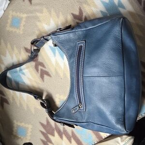 COPY - St. John's Bay Navy Blue Leather Purse, Bag, shoulder purse